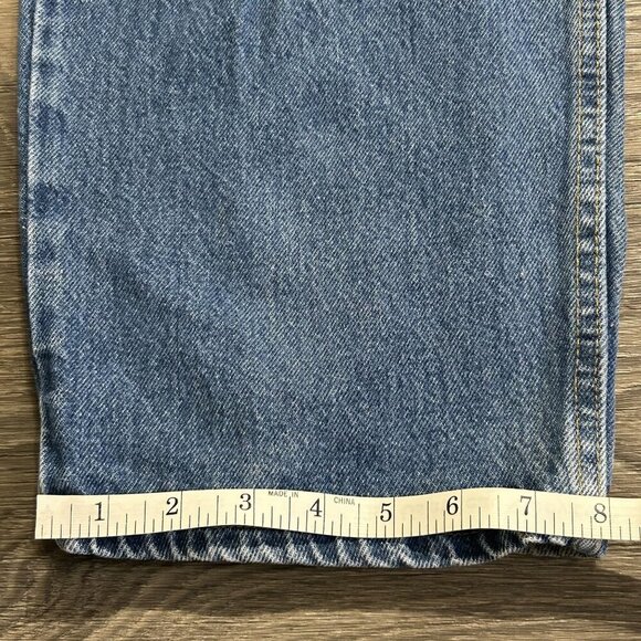 Vintage Carhartt Jeans Size 44x32 Straight Fit Heavyweight 5-Pocket B998 DST - Picture 9 of 9